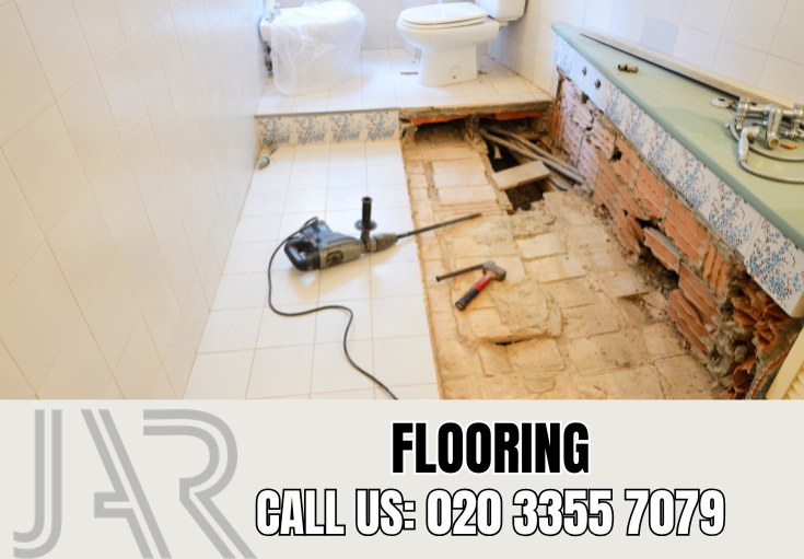 Bathroom Flooring Installation by Clerkenwell Bathroom Fitters